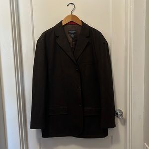 Men’s herringbone overcoat